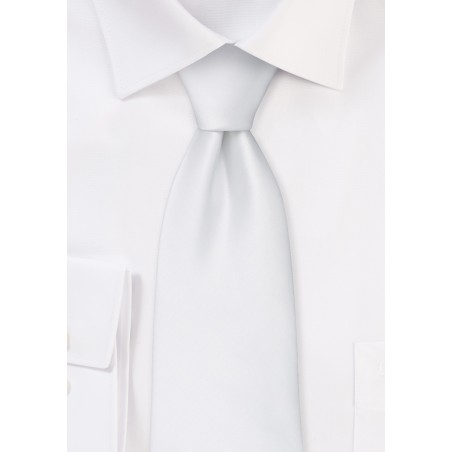 Bright White Kids Necktie