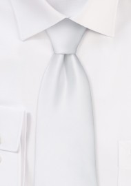 Bright White Kids Necktie