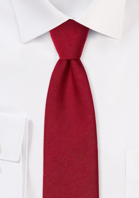 Slim Cut Sedona Red Mens Tie