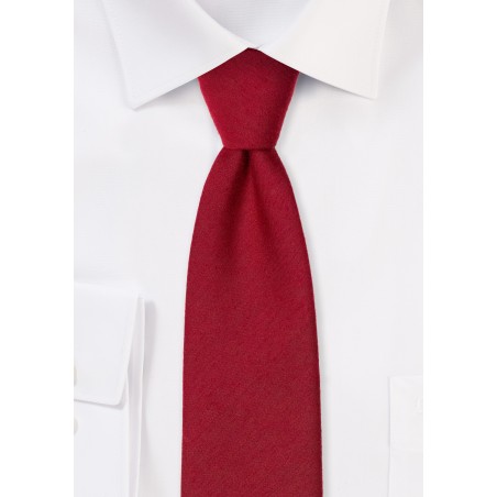 Slim Cut Sedona Red Mens Tie