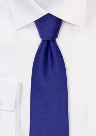 Ultramarine Woolen Tie in Modern Width