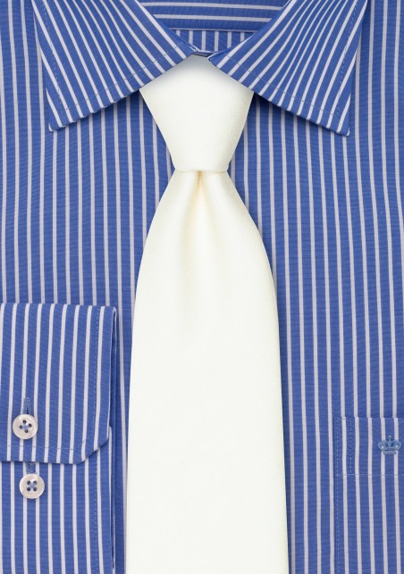 Contemporary Blonde Linen Textured Tie