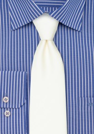 Contemporary Blonde Linen Textured Tie