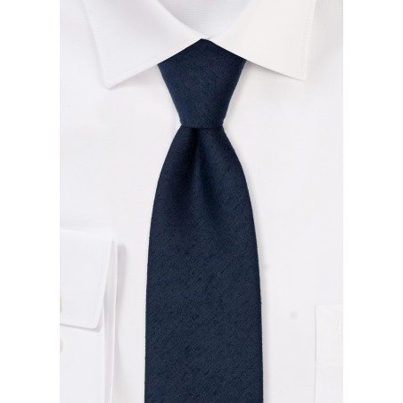 Modern Midnight Woolen Necktie