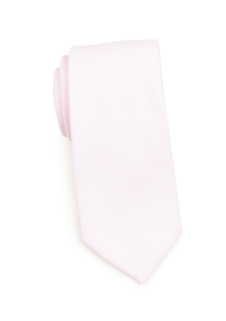 Delicate Linen Blush Pink Linen Tie Rolled