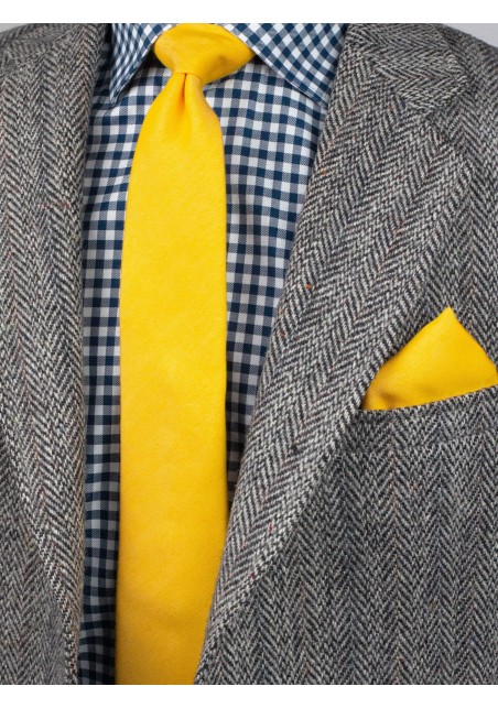 Matte Woven Slim Cut Tie in Blue Bird