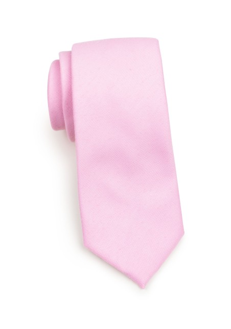 Tickled Pink Spring and Summer Necktie Rolled