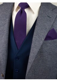 Contemporary Grape Woolen Mens Tie