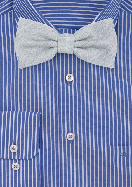 Mens Bow Tie in Mystic Gray