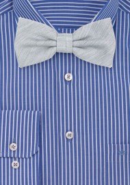 Mens Bow Tie in Mystic Gray