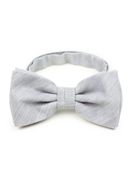 Mens Bow Tie in Mystic Gray