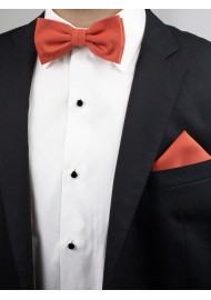Autumn Bow Tie in Cinnamon Styled