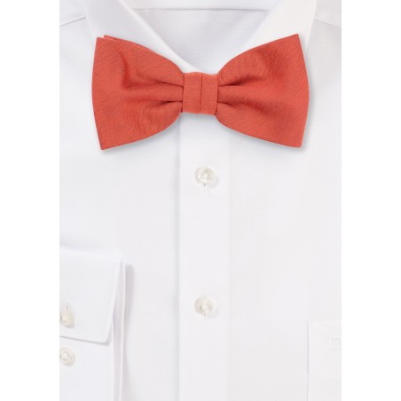 Autumn Bow Tie in Cinnamon