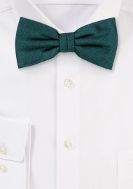 Woolen Bow Tie in Gem Green