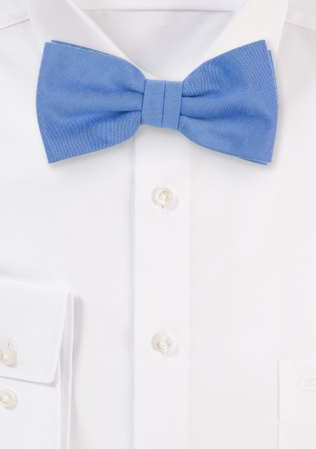 Ash Blue Woolen Bow Tie