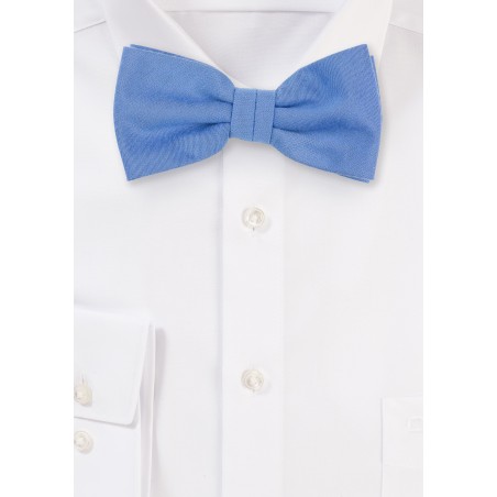 Ash Blue Woolen Bow Tie
