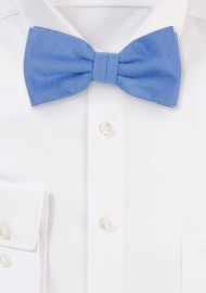 Ash Blue Woolen Bow Tie