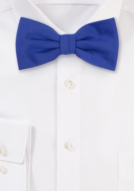 Woolen Bow Tie in Marine Blue
