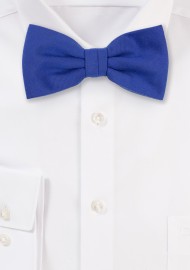 Woolen Bow Tie in Marine Blue