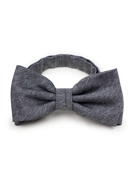 Woolen Charcoal Bow Tie
