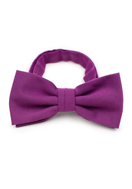 Matte Woven Bow Tie in Sangria