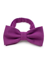 Matte Woven Bow Tie in Sangria