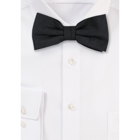 Woolen Black Bow Tie