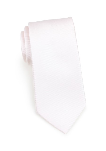 blush pink colored tie in narrow width