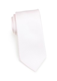 blush pink colored tie in narrow width