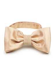 solid color bow tie in golden champagne