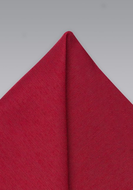 Hanky in Bold Sedona Red
