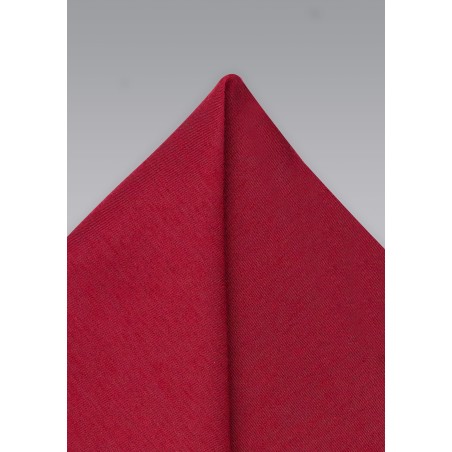 Hanky in Bold Sedona Red