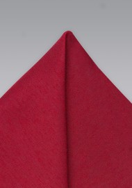 Hanky in Bold Sedona Red