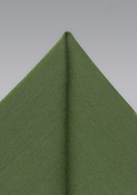 Olive Green Mens Hanky