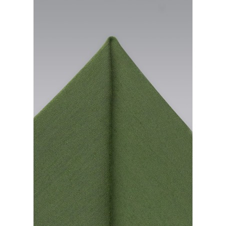 Olive Green Mens Hanky