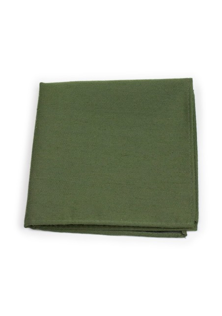 Woolen Hanky in Olive Green