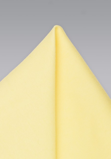 Lemon Chiffon Pocket Square