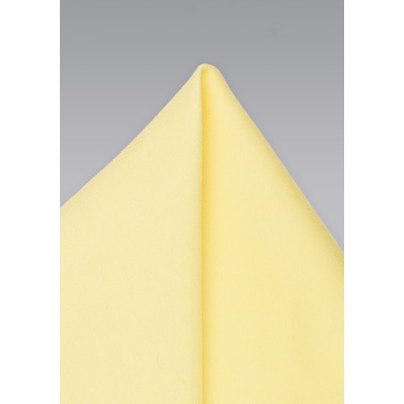Lemon Chiffon Pocket Square