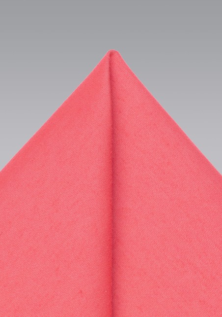 Summer Hanky in Sunset Coral