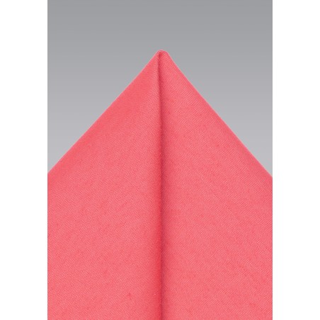 Summer Hanky in Sunset Coral