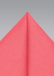 Summer Hanky in Sunset Coral