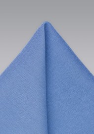 Trendy Ash Blue Pocket Square