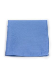 Trendy Ash Blue Pocket Square