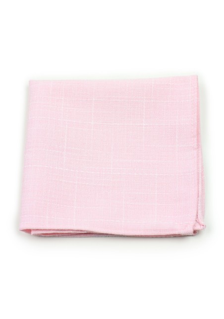 casual pink cotton suit hanky