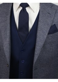 style tips for skinny navy blue ties