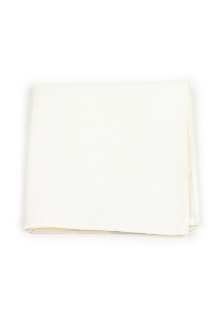 Linen Textured Blonde Pocket Square