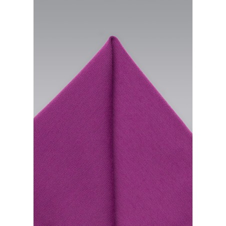 Mens Woolen Hanky in Sangria Red