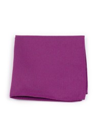 Sangria Colored Pocket Square in Matte Finish
