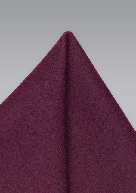 Burgundy Pocket Square