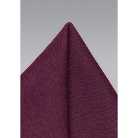 Burgundy Pocket Square